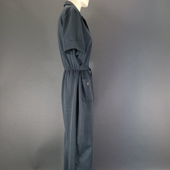 ❗️SOLD❗️70s Sears Black Jumpsuit - Picture 10 of 16